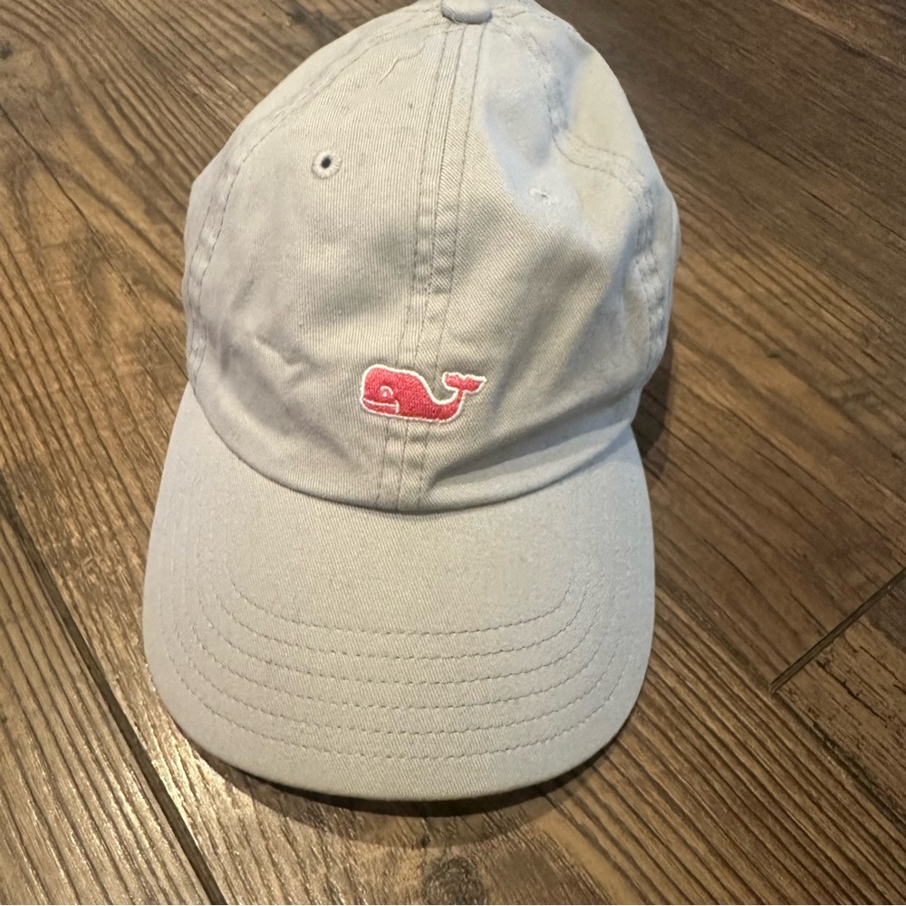 Vineyard Vines Grey and Pink Hat